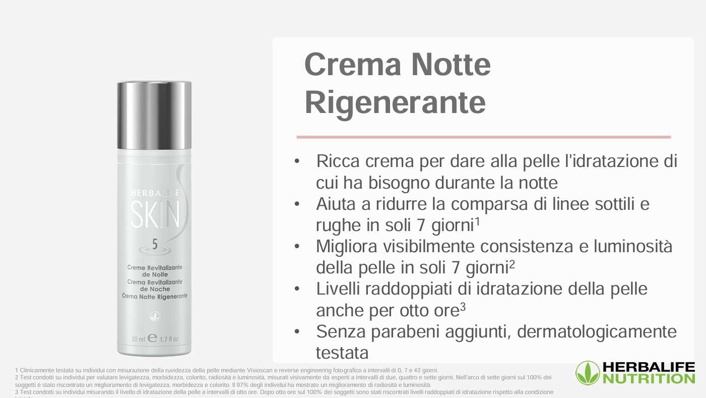 crema notte rigenerante herbalife