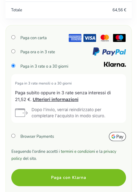 Pagamento a Rate Herbalife con Klarna: La Guida Completa su Shopbenessere24